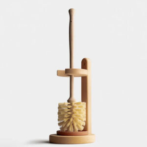 Plastic Free Natural Sisal Bristles Toilet Brush & Stand - Eco