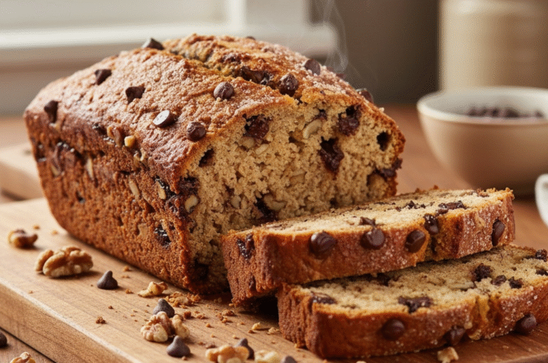 Applesauce Nut Bread